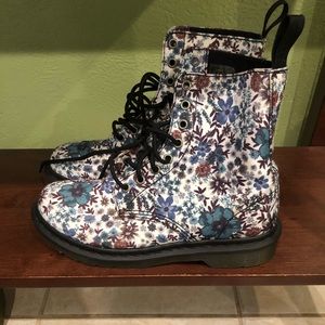 Dr. Martens floral boots